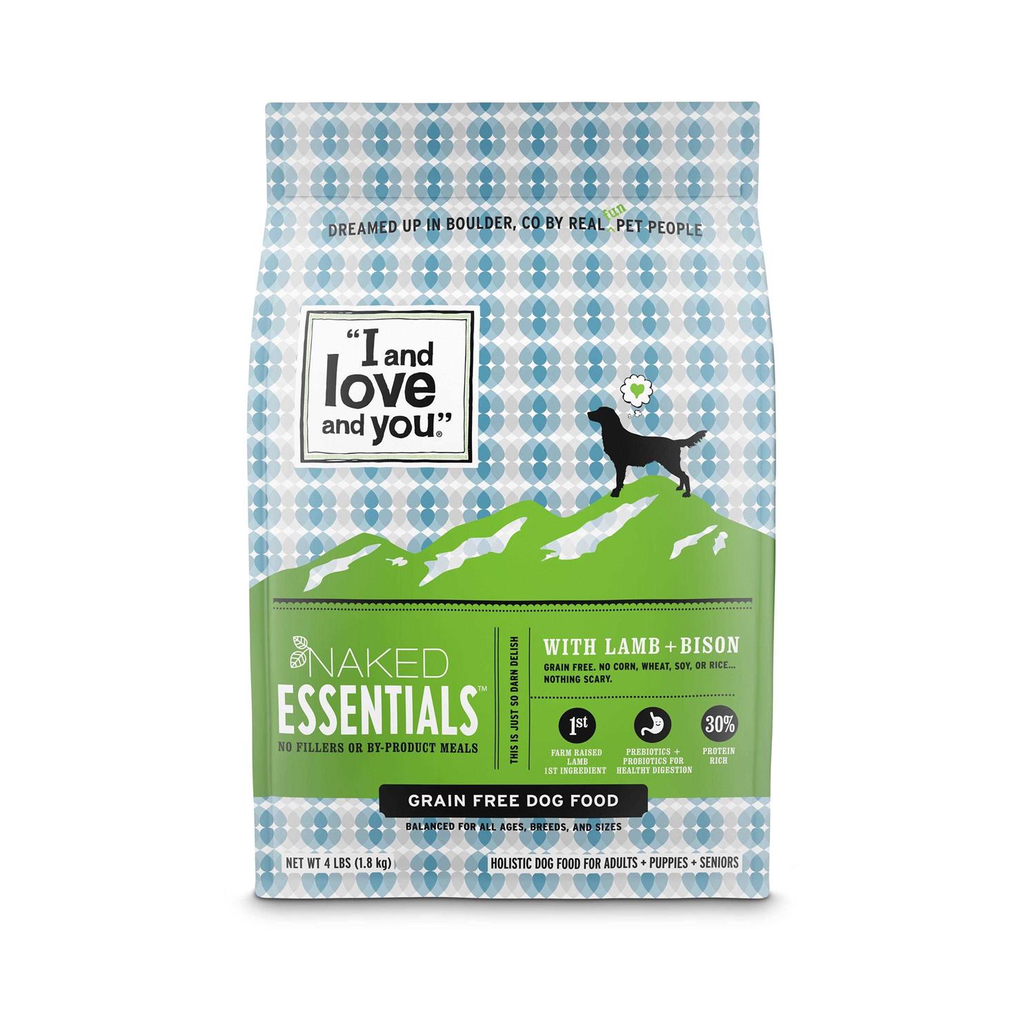 I and Love and You Naked Essentials Dry Dog Food Lamb Bison - Healthber