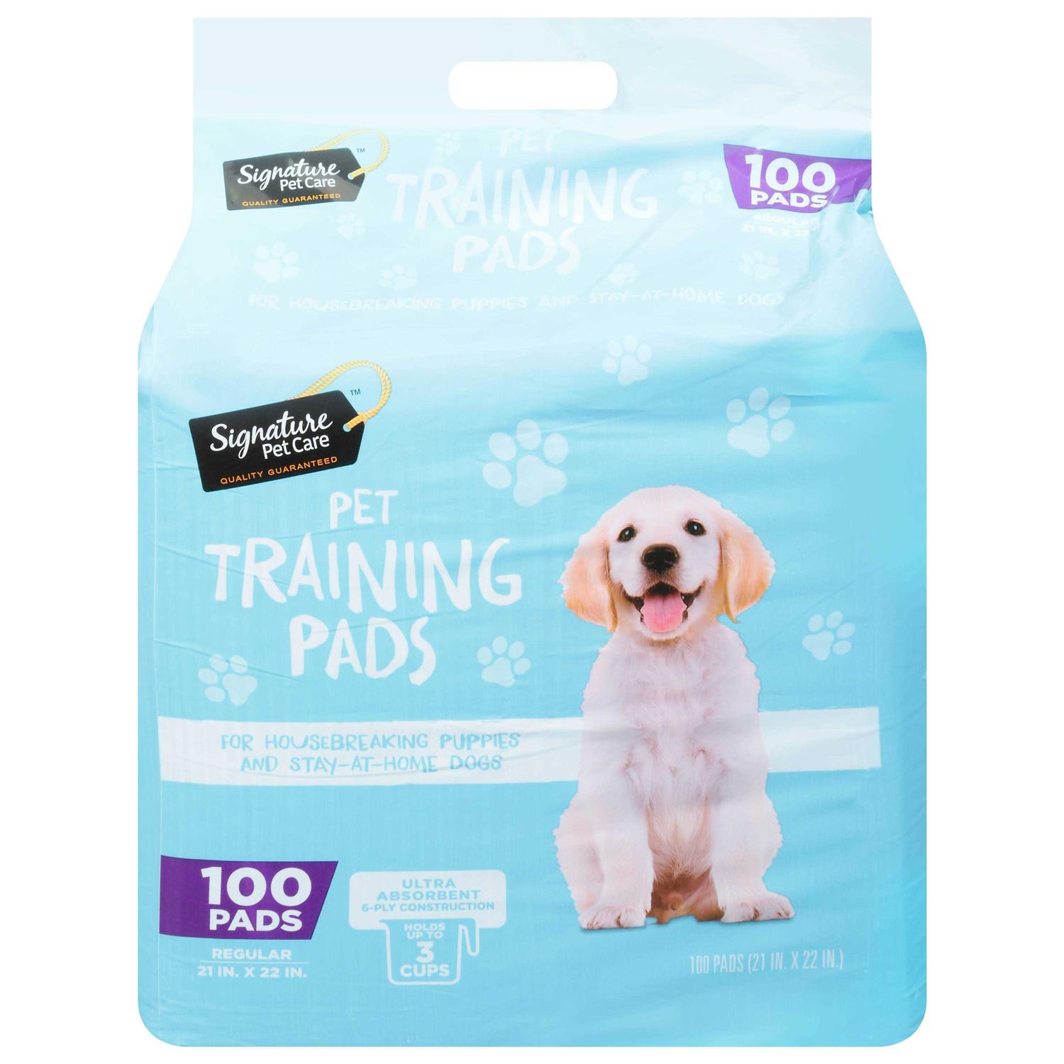 Signature Pet Care Training Pads Regular - Healthber