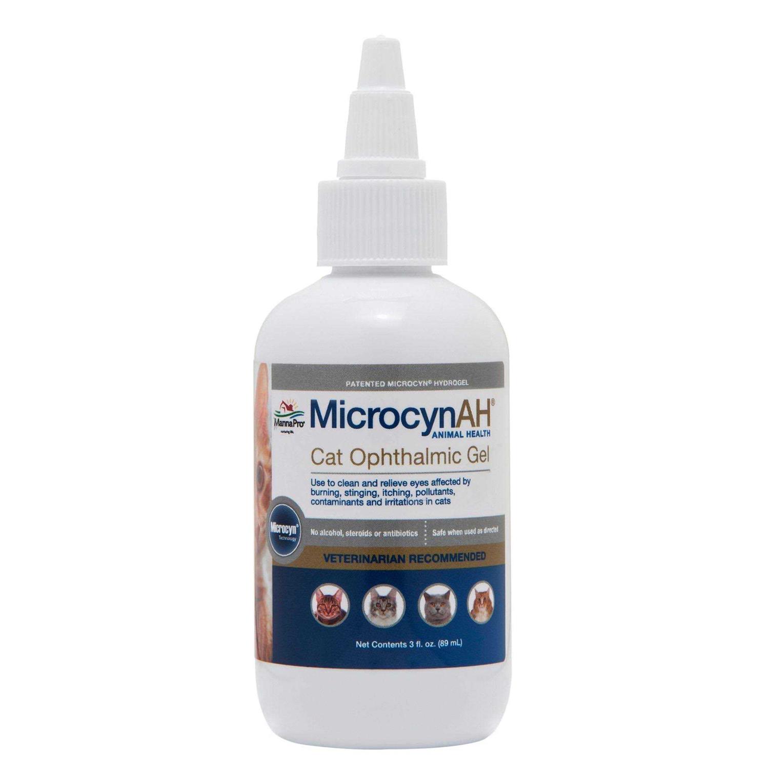 MicrocynAH Cat Ophthalmic Gel - Healthber