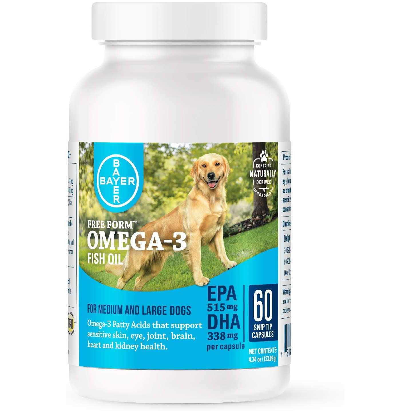 Free Form Snip Tips Omega-3 for Medium/Large Dogs - Healthber