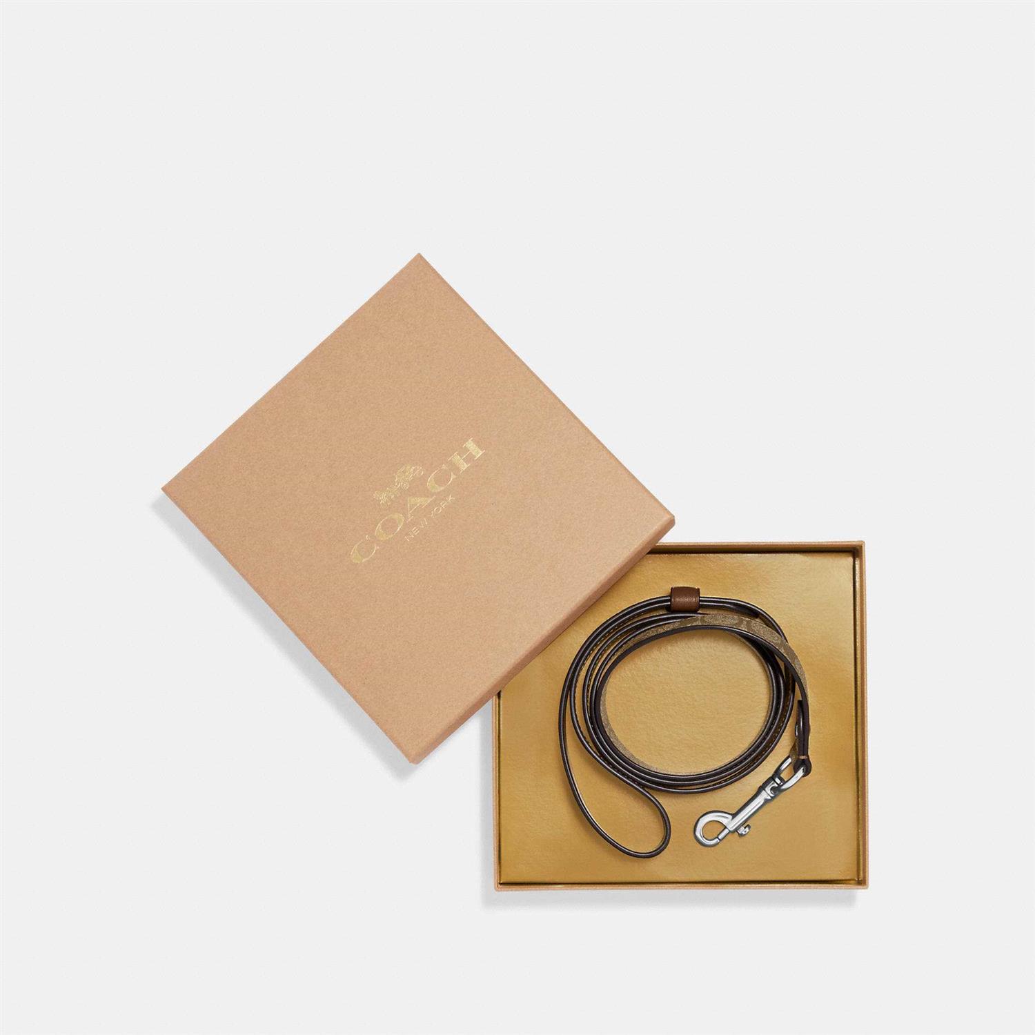 Coach Outlet Boxed Pet Leash In Signature Canvas - Healthber