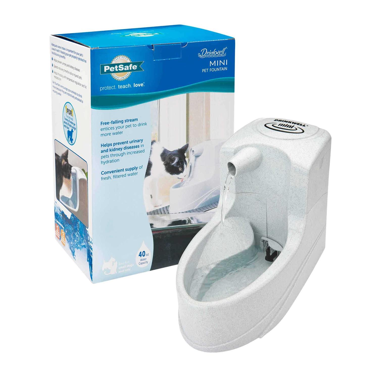 PetSafe Drinkwell Mini Pet Fountain – 1.2L - Healthber