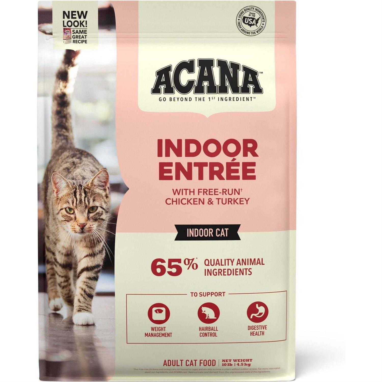 Acana Indoor Entree Dry Cat Food - Healthber