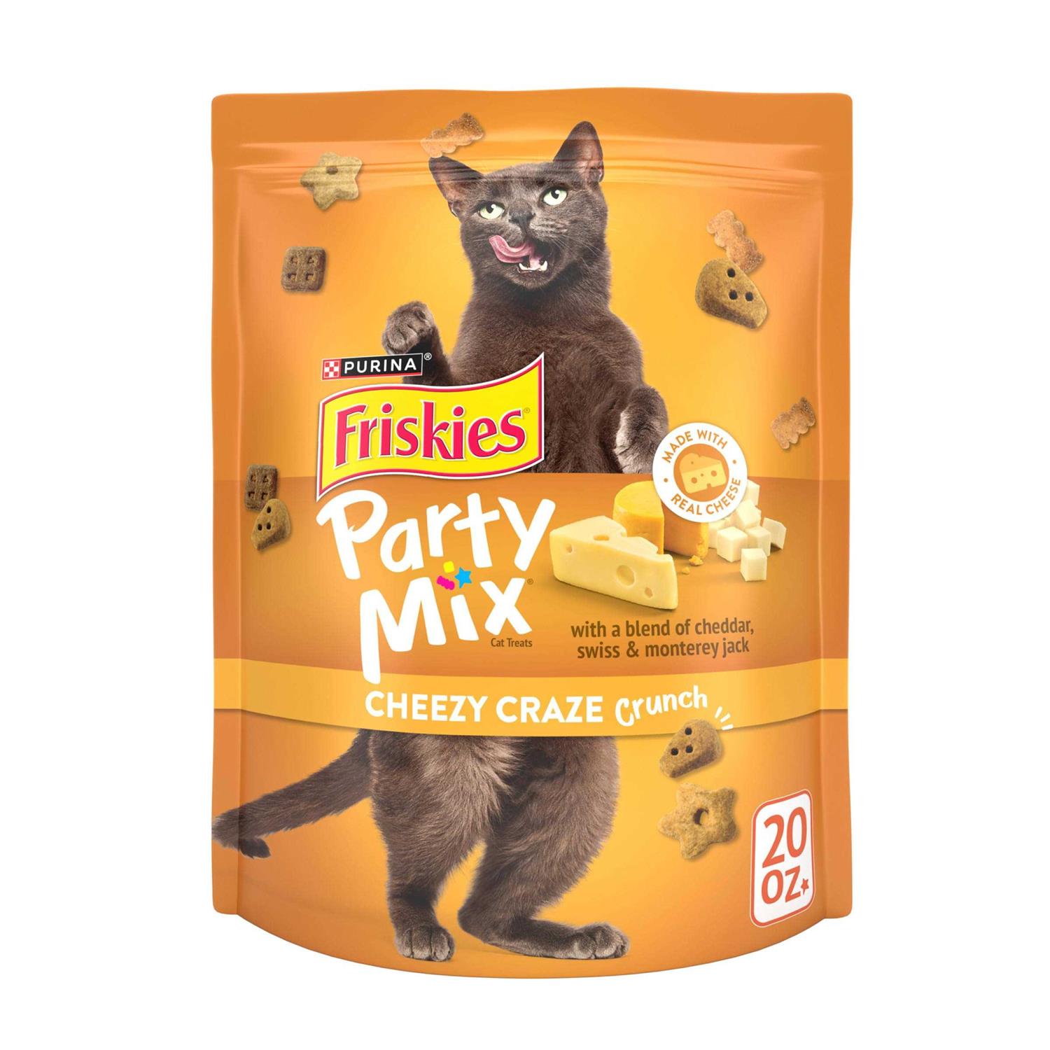 Friskies Cat Treats Party Mix Crunch - Healthber