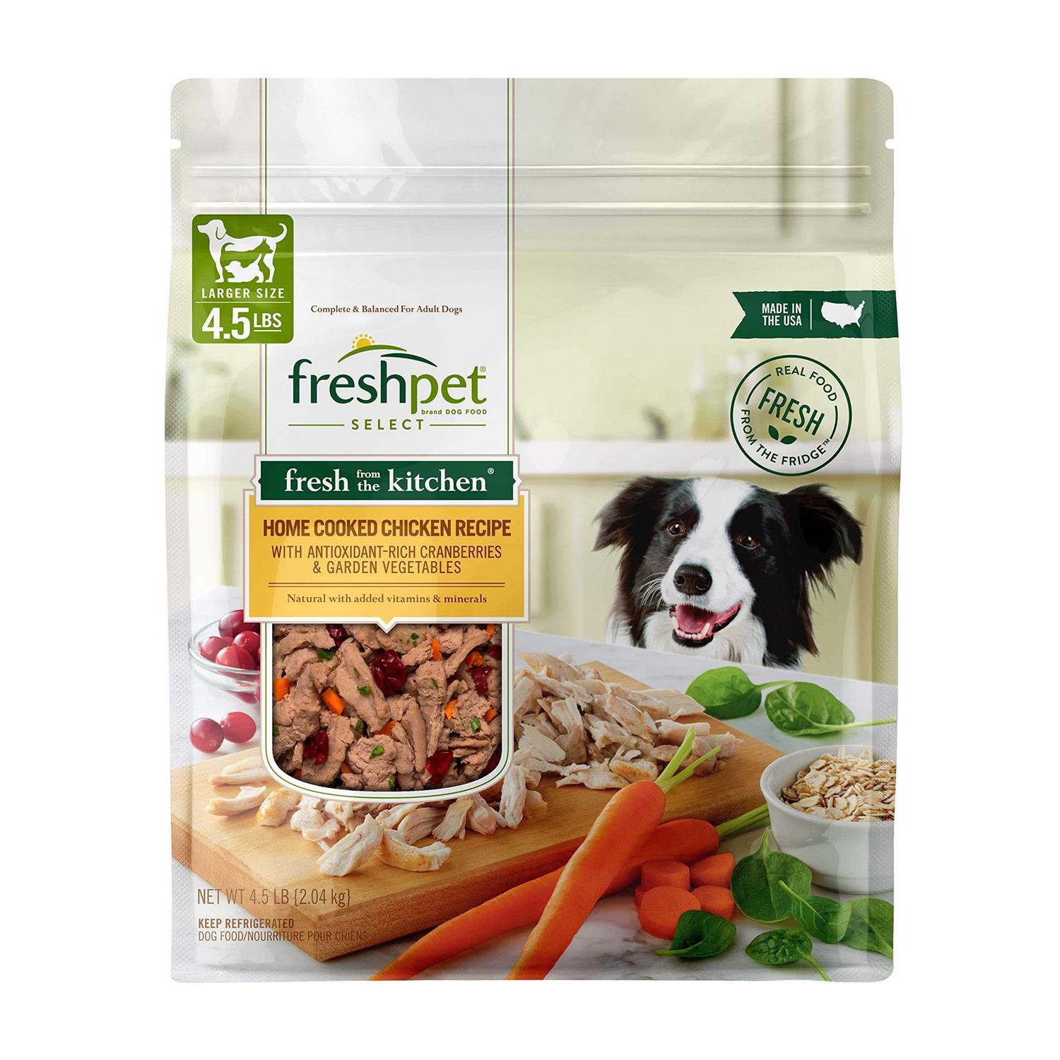 Freshpet Fresh from the Kitchen Select Home Cooked Chicken Recipe Dog Food - Healthber