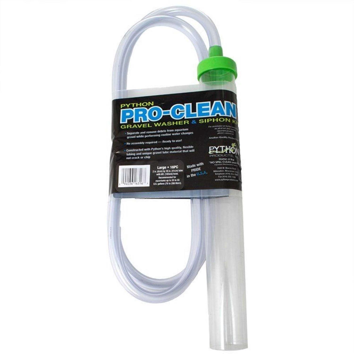 Python Pro-Clean Gravel Washer Siphon Kit - Healthber