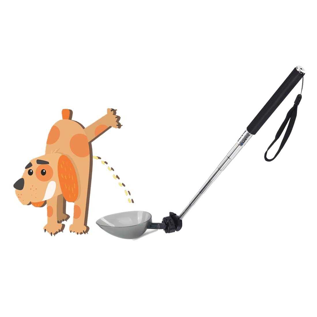 iNenya Dog Urine Sample Catcher,Long Handled Telescopic Dog Urine Collector,Super Easy to Usy Dog Pee Catcher Urine Stick for Small Large Female - Healthber