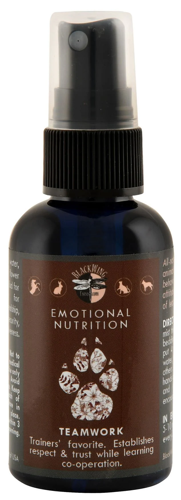Teamwork (Flower Essence Remedy for Dogs, Cats, & Horses), 2 oz - Healthber