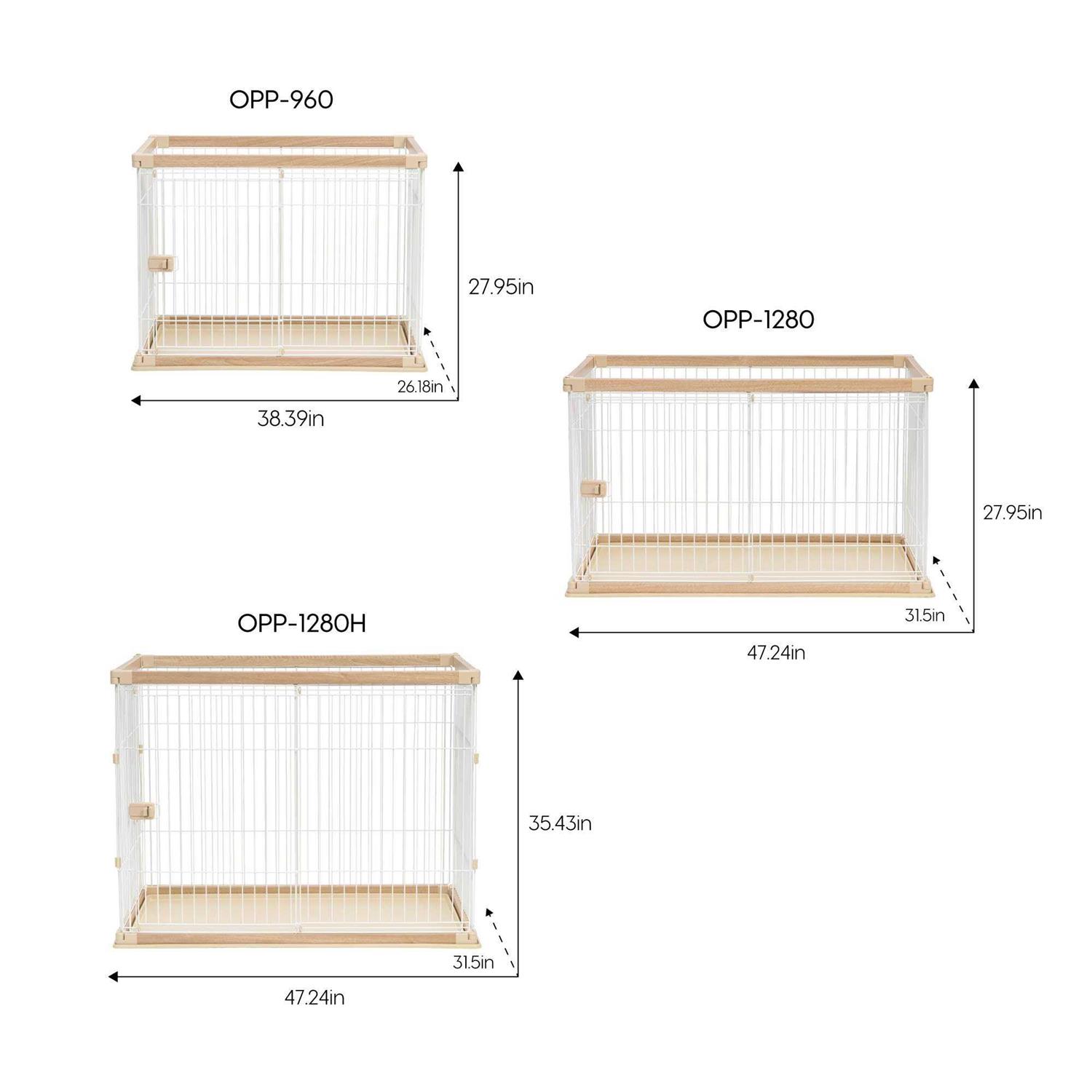 IRIS USA Large Wire Open Pet Pen - Healthber