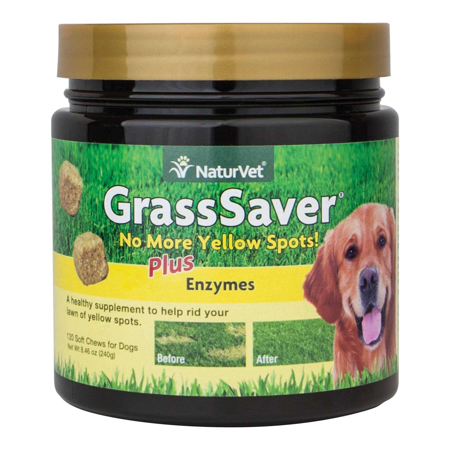 NaturVet GrassSaver Soft Chews for Dogs - Healthber