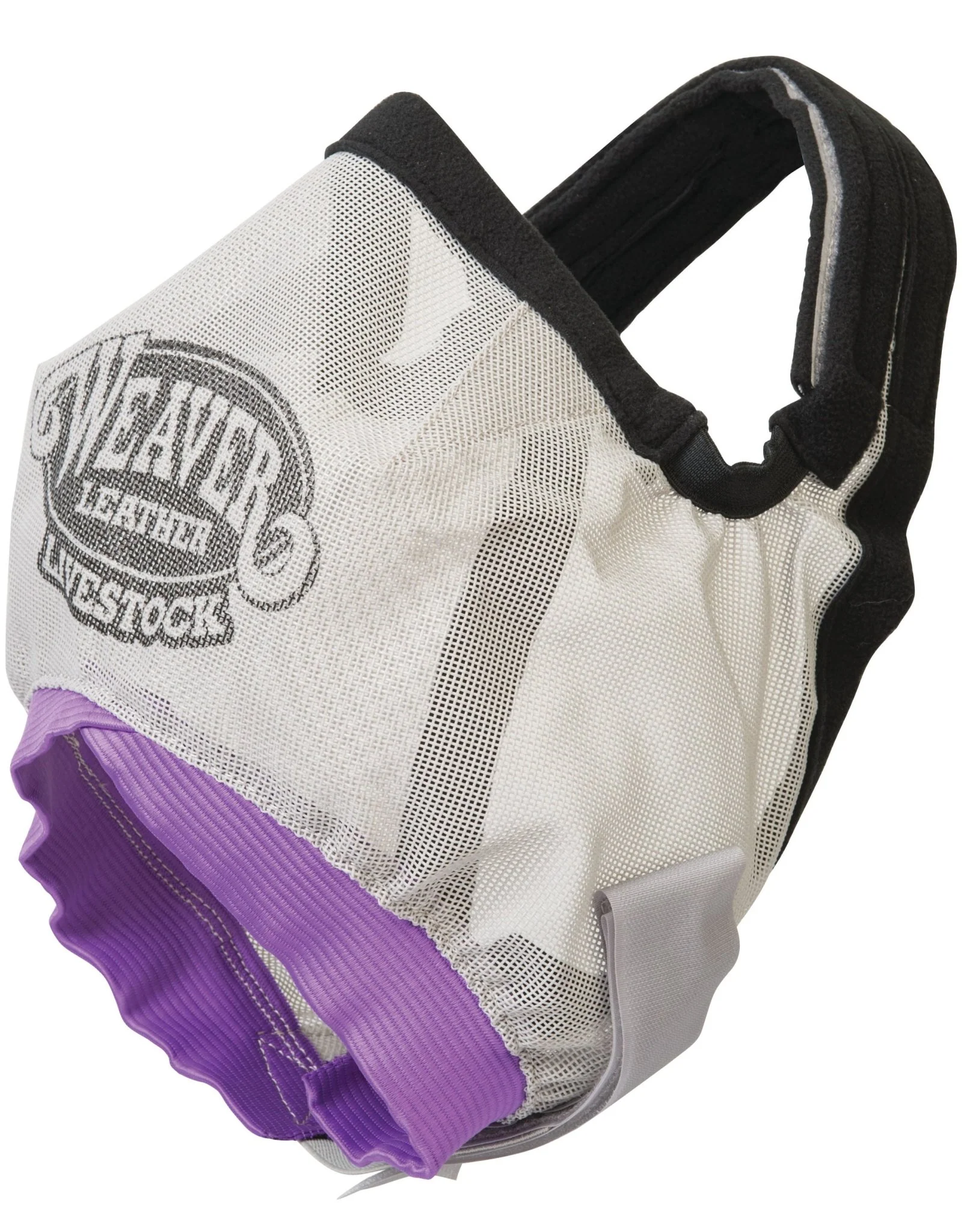 Weaver Cow Fly Mask, Purple/Gray - Healthber