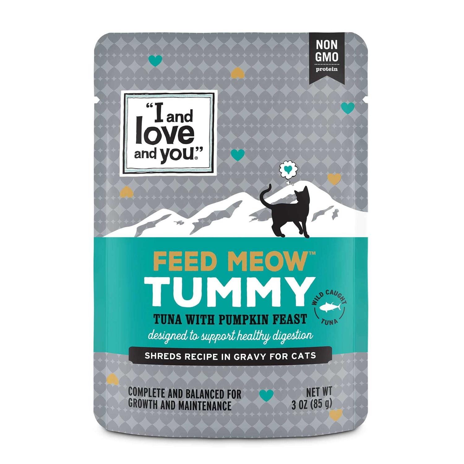I and love and you Feed Meow Wet Cat Food, Tummy Formula with Tuna and Pumpkin - Healthber