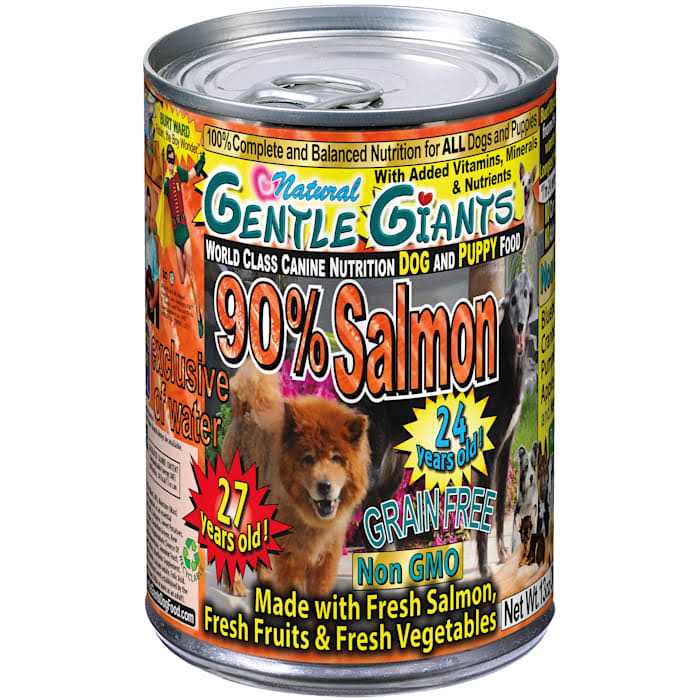 Gentle Giants All Natural Grain Free 90% Salmon - Healthber