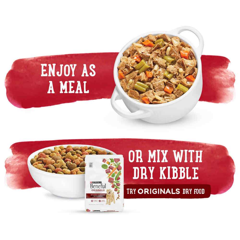Beneful Prepared Meals Beef & Chicken Medley Wet Dog Food - Healthber