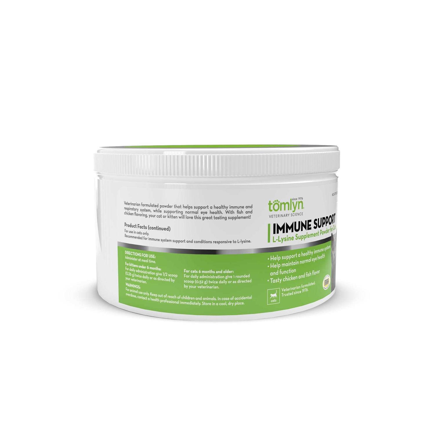 Tomlyn Immune Support L-Lysine Powder for Cats - Healthber