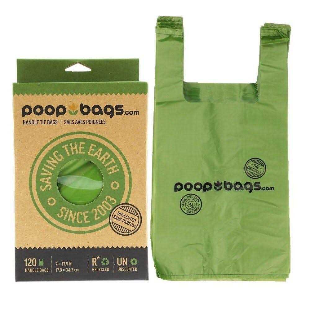 The Original Poop Bags Handle Tie Waste Bags - Healthber