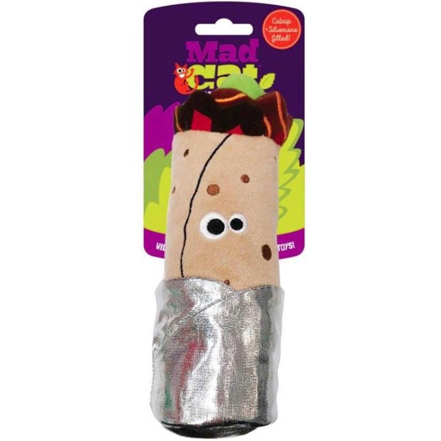Mad Cat Big Purrito Kicker Cat Toy - Healthber