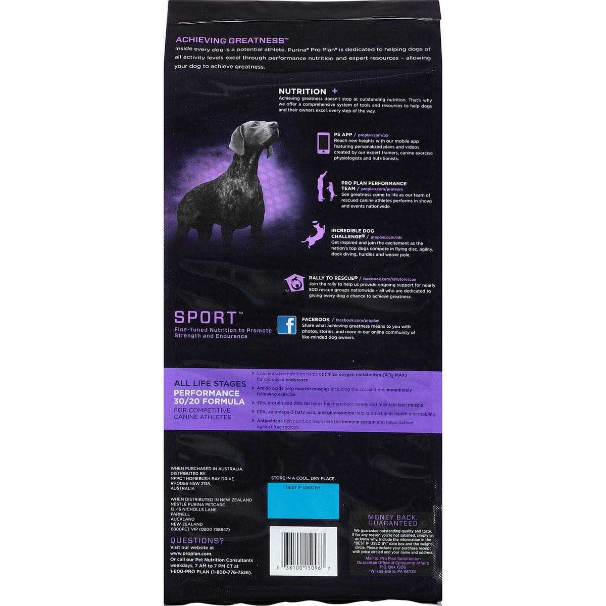 Purina Pro Plan Sport Dry Dog Food Performance 30/20 Formula - Healthber