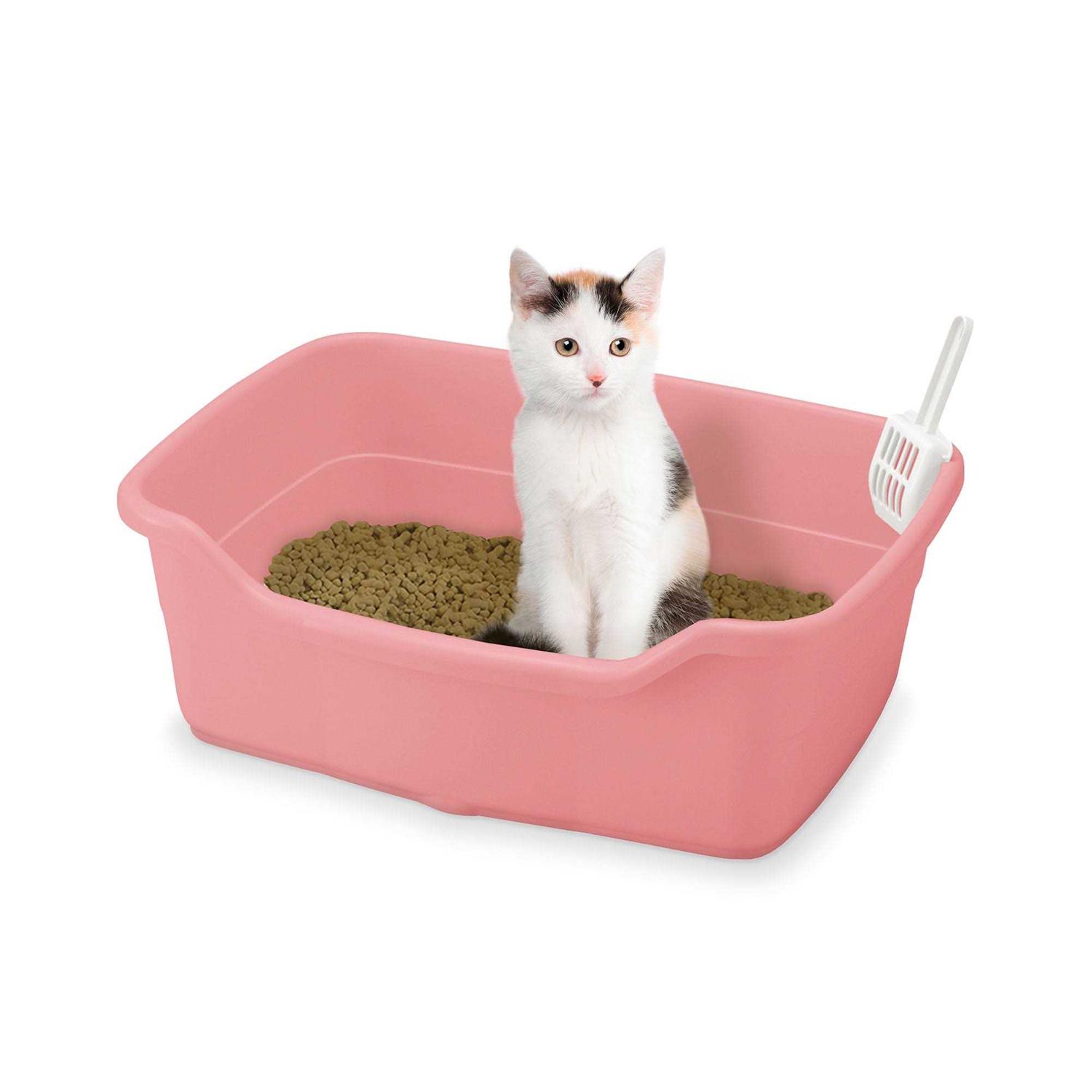 PAW Trax Wide Cat Litter Pan Richell - Healthber