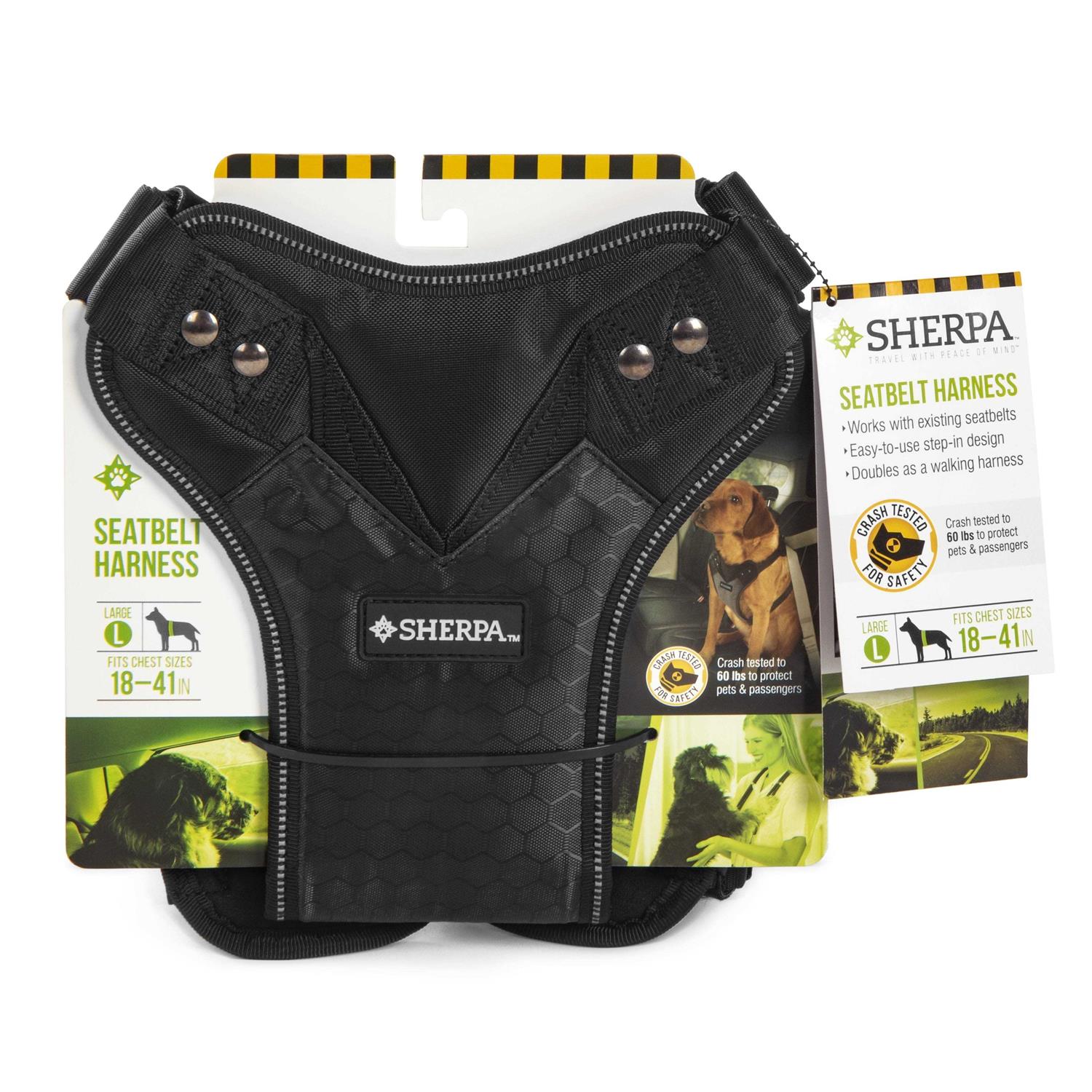 Sherpa Crash Tested Seatbelt Safety Harness - Healthber