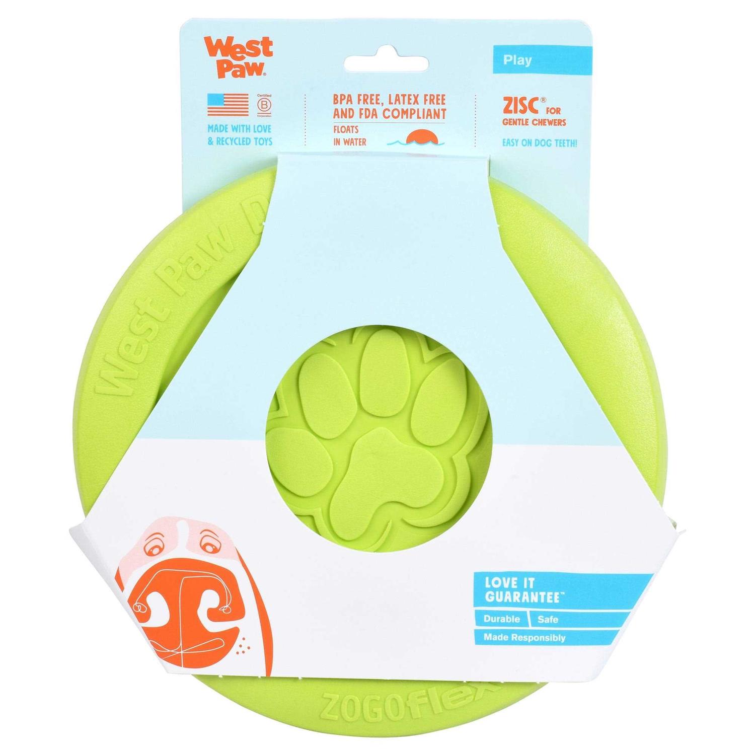 West Paw Zisc Dog Toy - Healthber