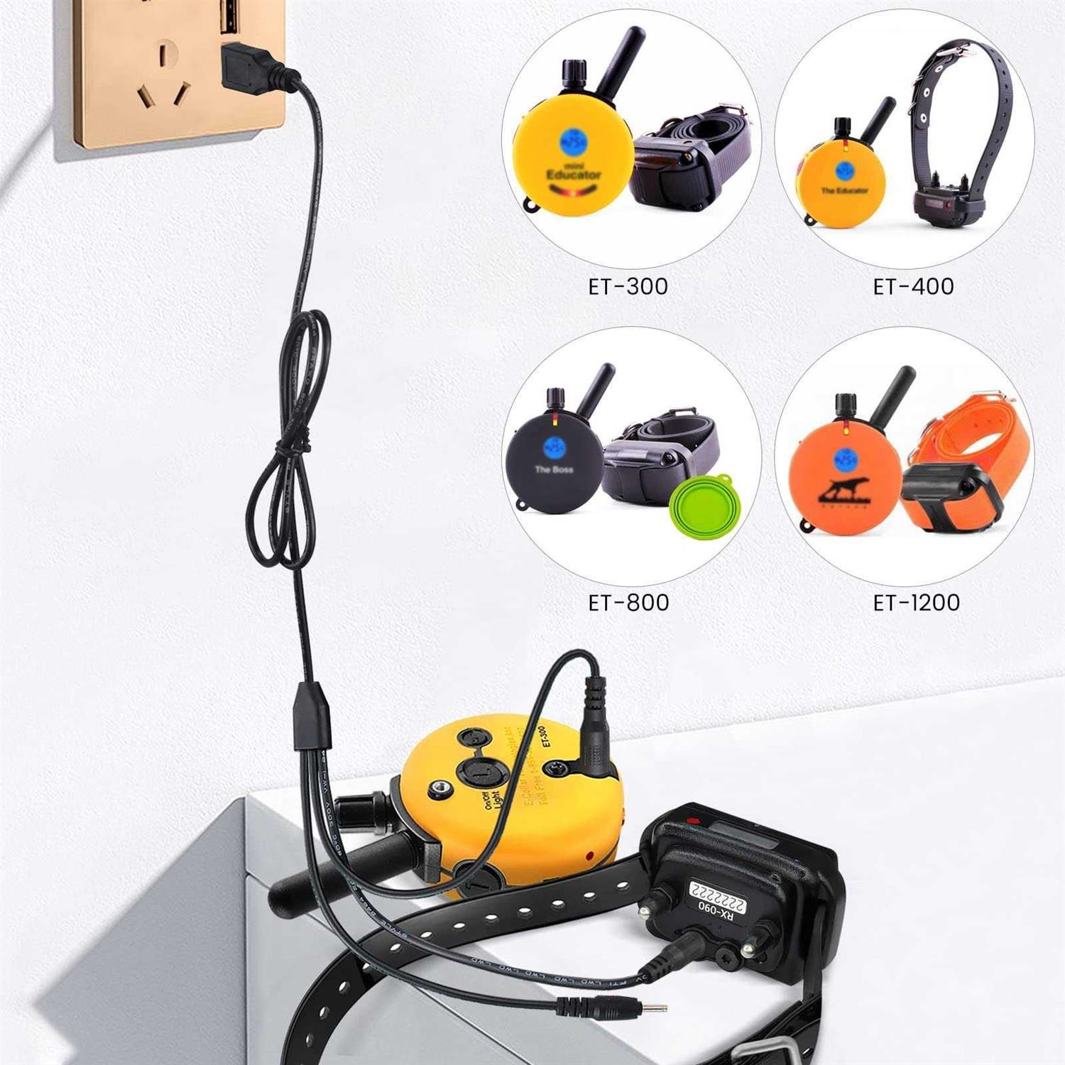 YEAOI Shock Collar Charger Replacement for PATPET Petrainer Educator BOUSNIC Paipaitek PetSpy Barking Collar - Healthber