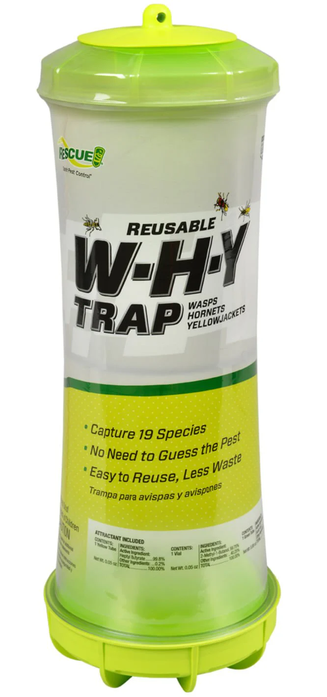 W-H-Y Traps (& Refills) for Wasps, Hornets, and Yellowjackets - Healthber