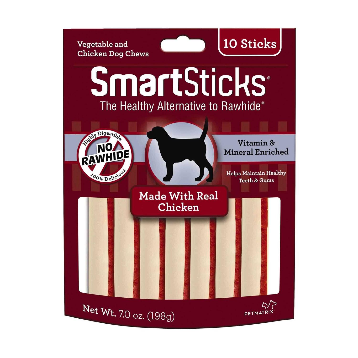 SmartBones SmartSticks Chicken Dog Chews - Healthber