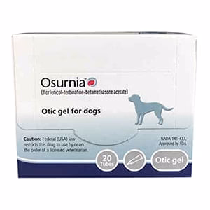 Osurnia (florfenicol, terbinafine, betamethasone acetate) Otic Gel for Dogs - Healthber
