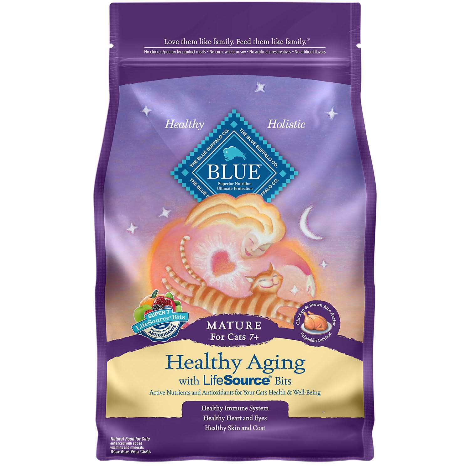 Blue Healthy Aging Mature Cat Dry Food - Healthber