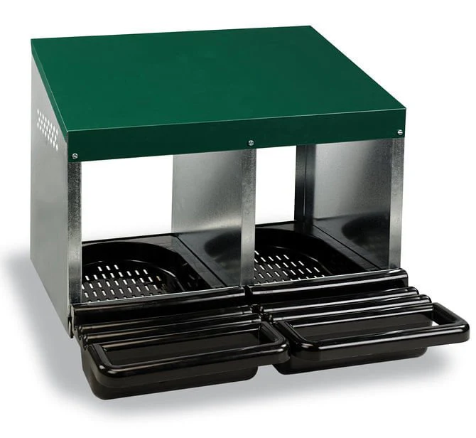 2 Compartment Laying Nest Box - Healthber