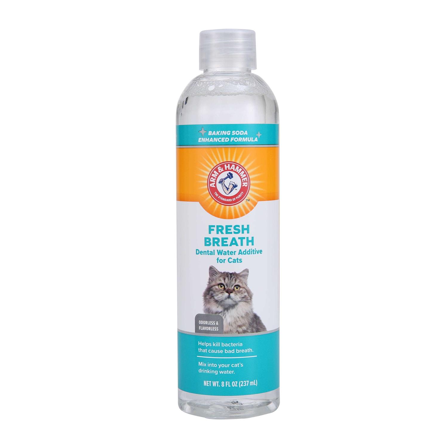 Arm & Hammer Fresh Breath Dental Water Additive for Cats - Healthber