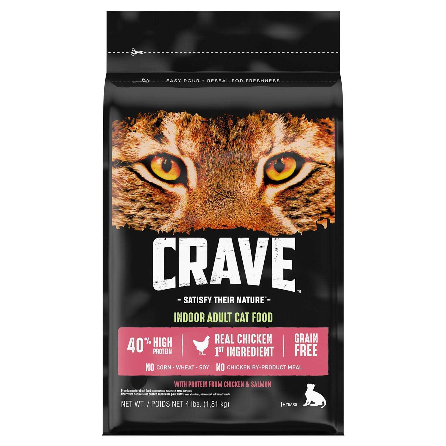 Crave Chicken Adult Protein Grain Free Dry Cat Food - Healthber