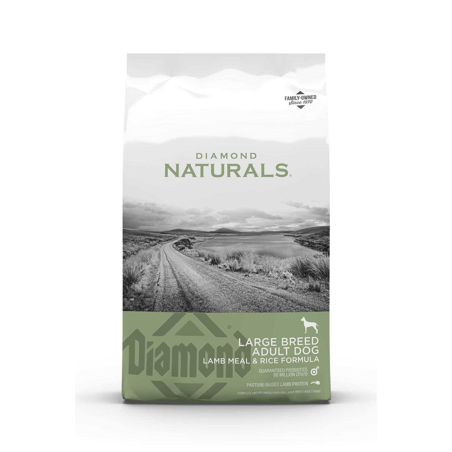 Diamond Naturals Large Breed Adult Lamb & Rice Dry Dog Food - Healthber