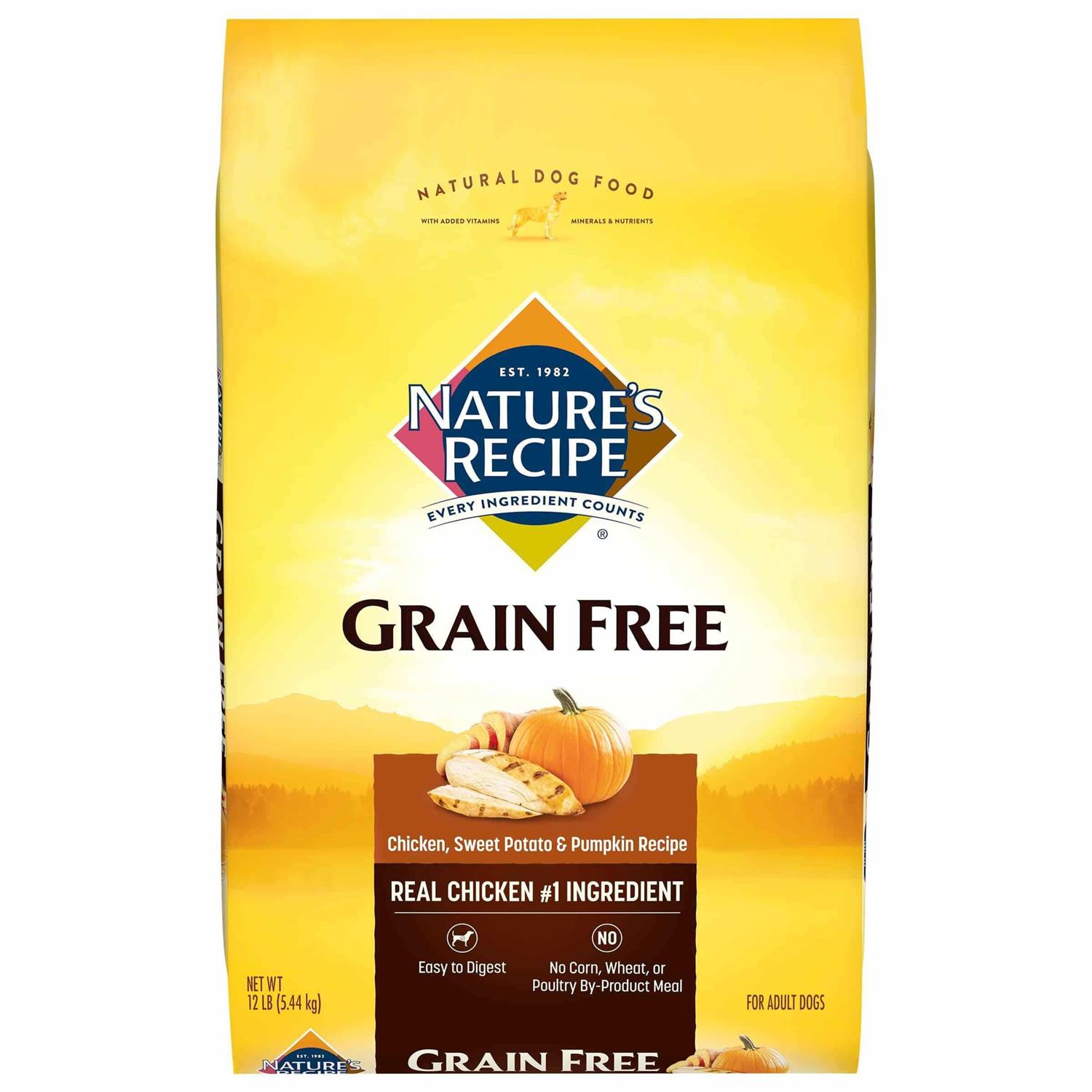Nature’s Recipe Grain Free Chicken Dry Dog Food - Healthber