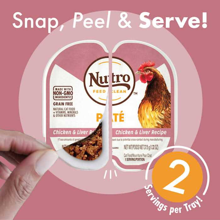 Nutro Perfect Portions Cat Food Chicken Liver - Healthber