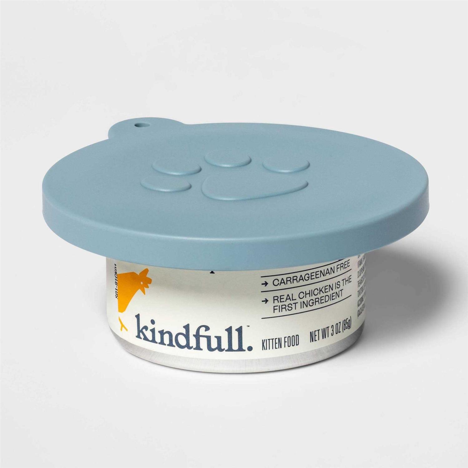 Boots & Barkley Silicone Canned Cover for Wet Cat Food - Healthber