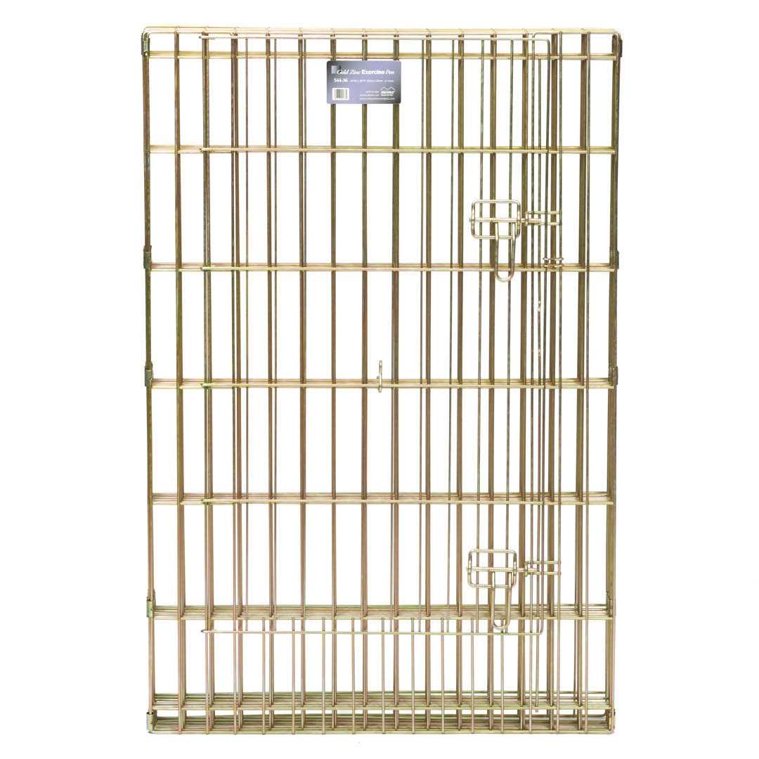 Midwest Gold Zinc Pet Exercise Pen - Healthber