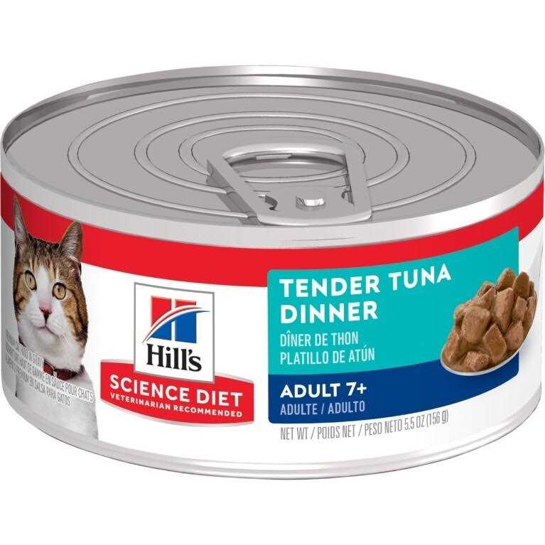 Hill’s Science Diet Adult 7+ Tender Tuna Dinner Cat Food - Healthber