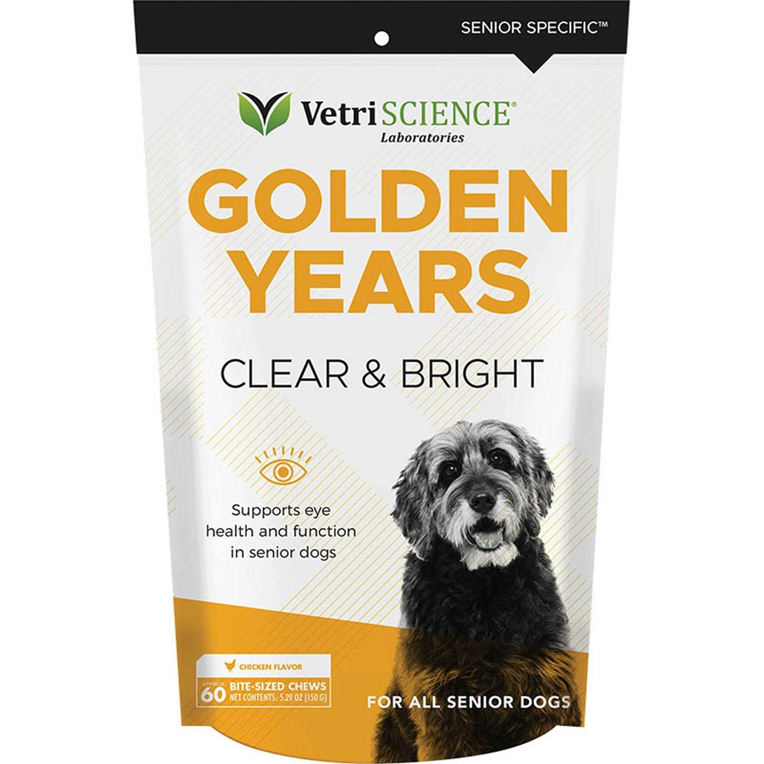 VetriScience Golden Years Clear & Bright Supplement for Dogs 5.29 oz - Healthber