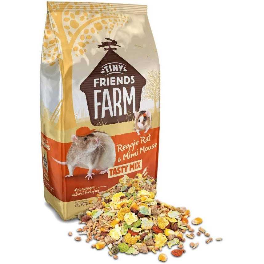 Tiny Friends Farm Reggie Rat & Mimi Mouse Food - Healthber