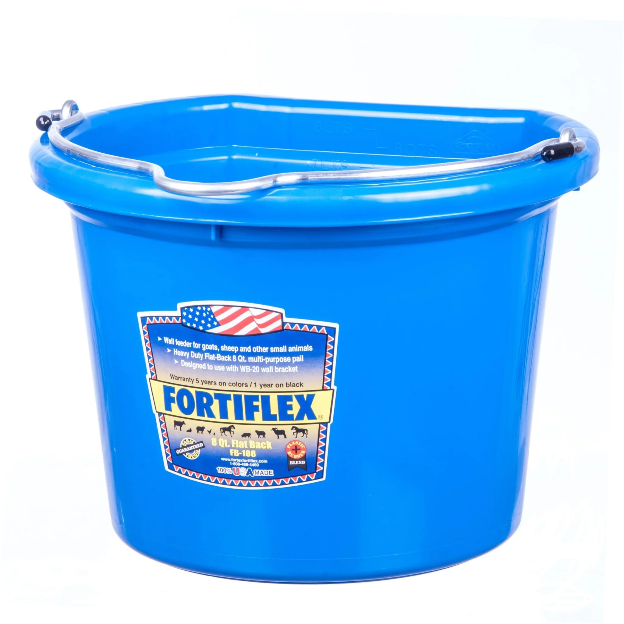 Fortiflex 2 Gallon Flatback Bucket - Healthber