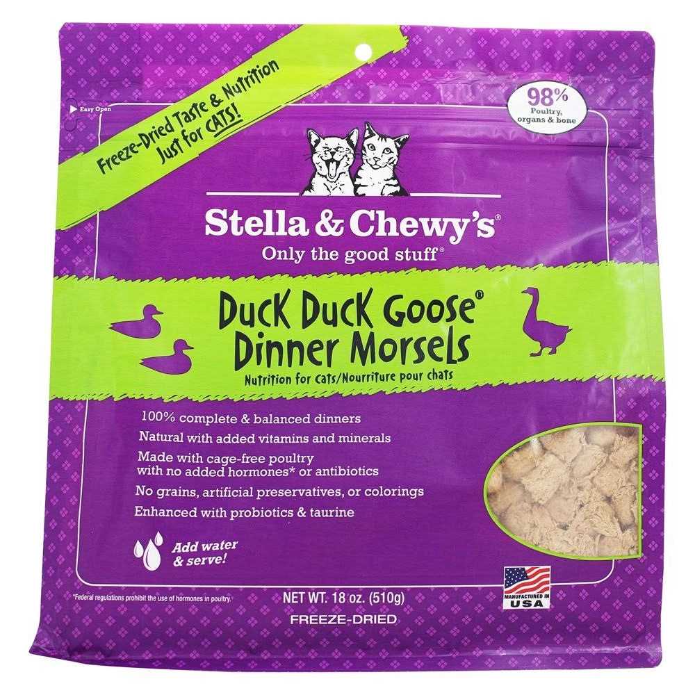 Stella & Chewy’s Duck Duck Goose Freeze Dried Dinner Cat Food - Healthber