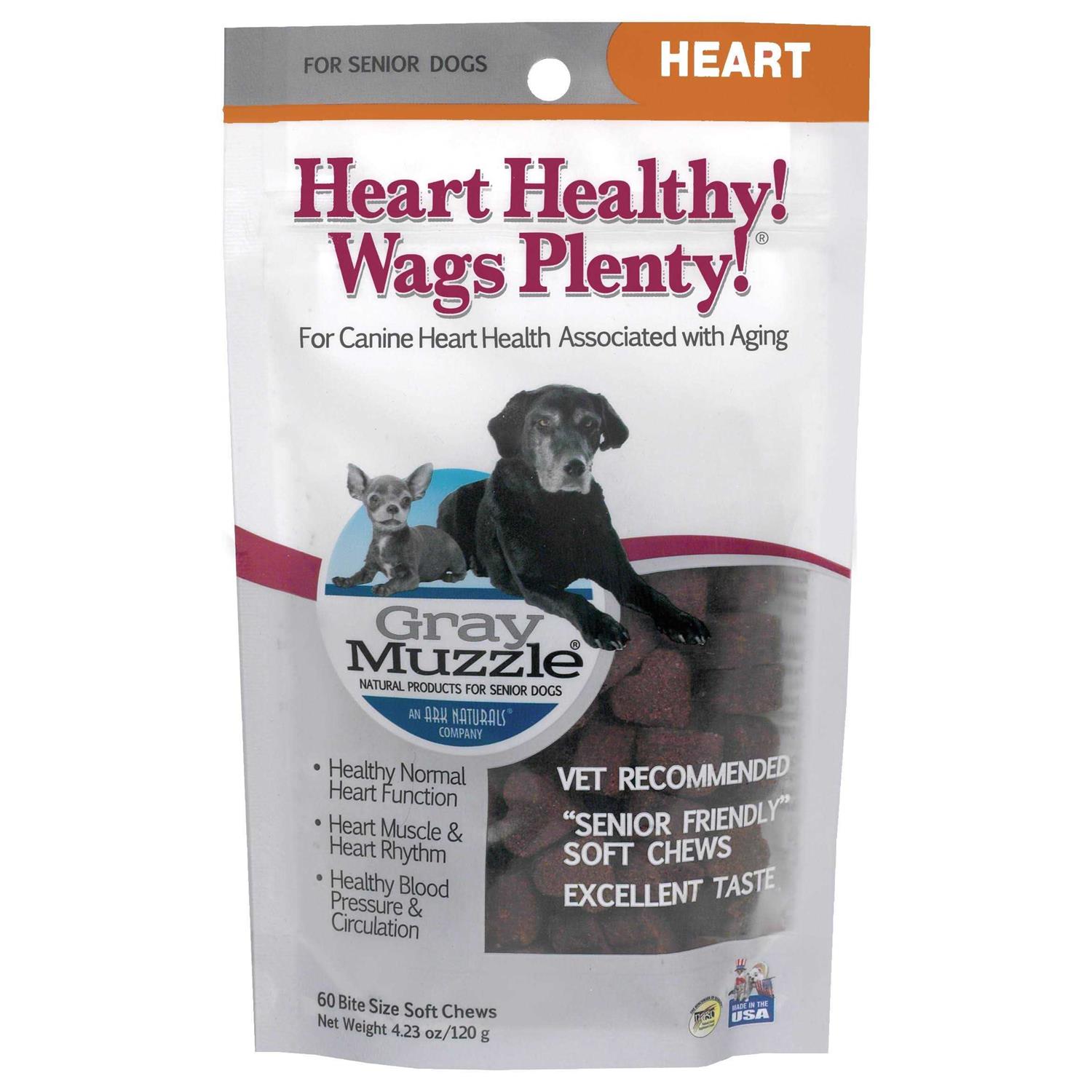 Ark Naturals Gray Muzzle Heart Healthy Wags Plenty - Healthber