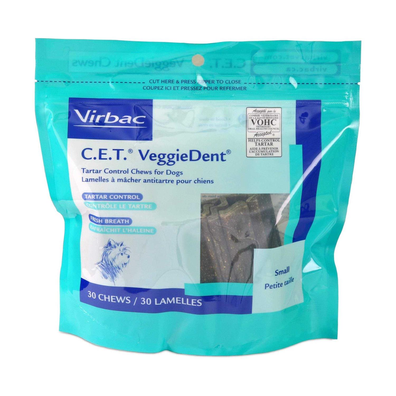Virbac C.E.T. VeggieDent Dental Chews Dogs - Healthber