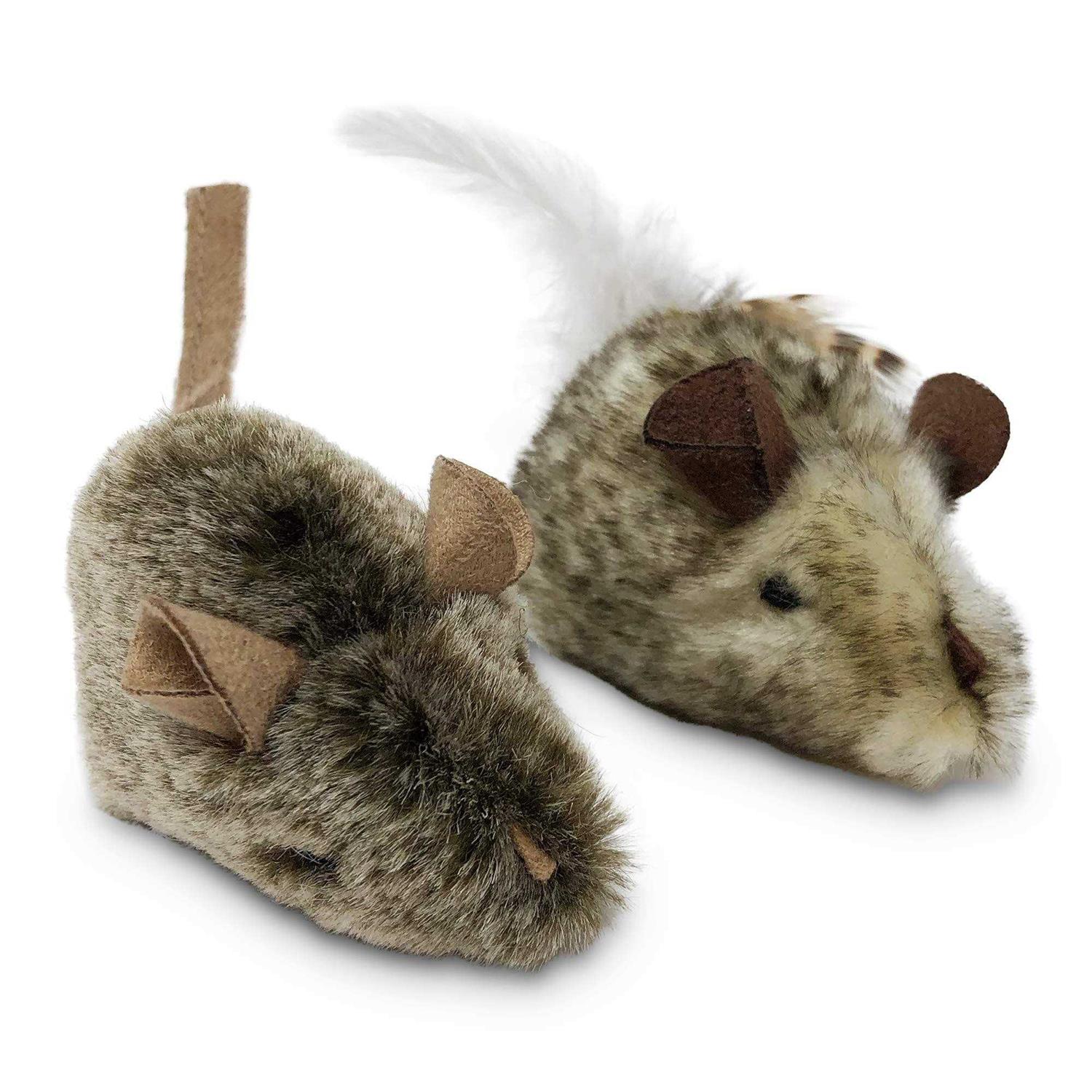 Play-N-Squeak Twice the Mice Cat Toy - Healthber