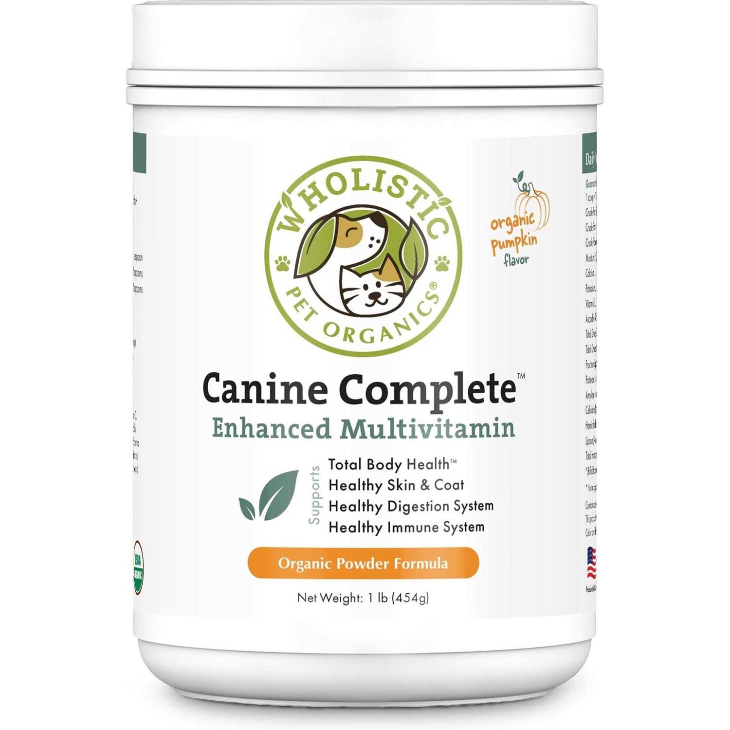 Wholistic Pet Organics Canine Complete Organic Pumpkin Supplement for Dogs - Healthber
