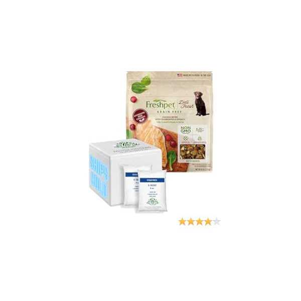 Freshpet Select Deli Fresh Chiken Recipe with Cranberries & Spinach - Healthber