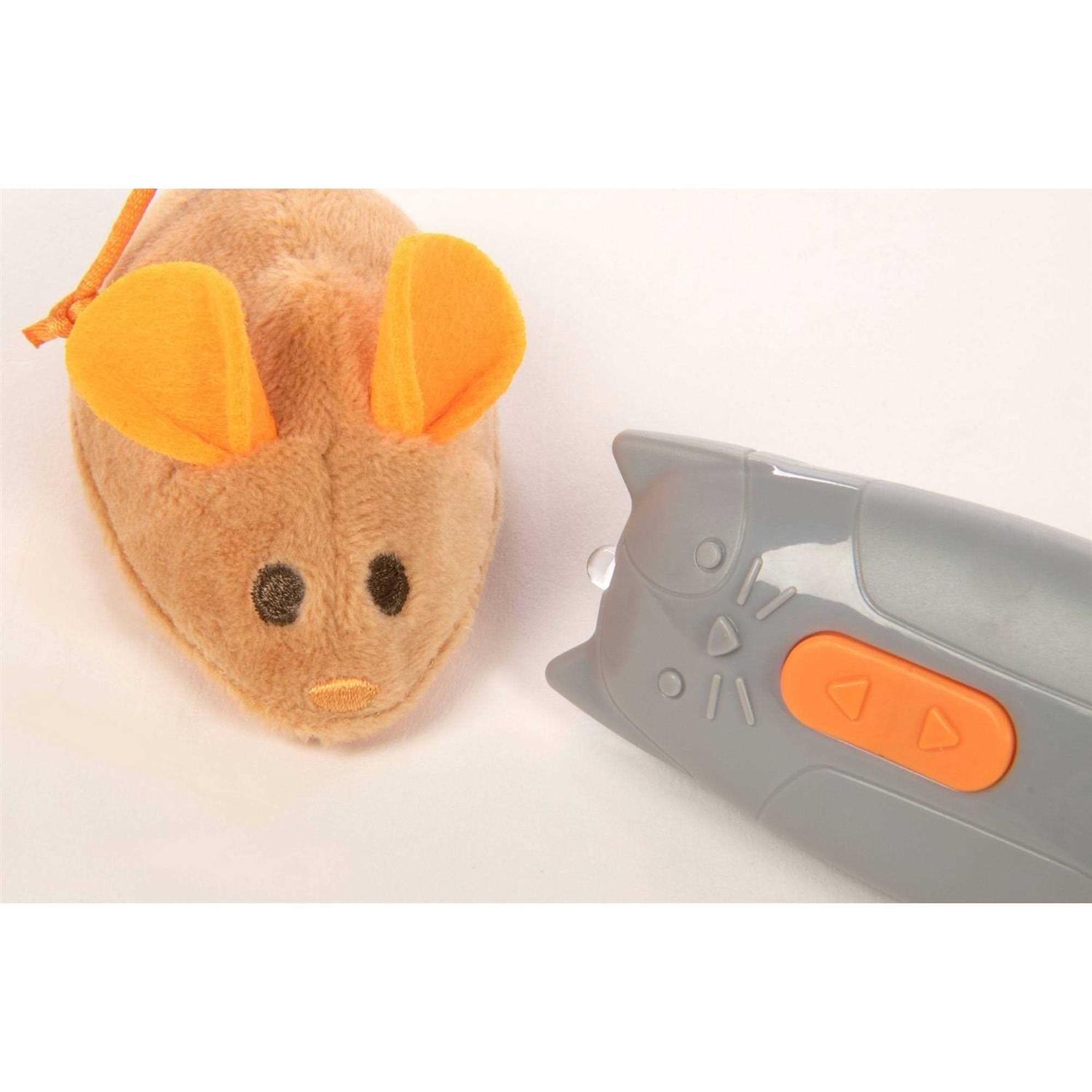 SmartyKat Race ‘N’ Chase Electronic Remote Control Mouse Cat Toy - Healthber