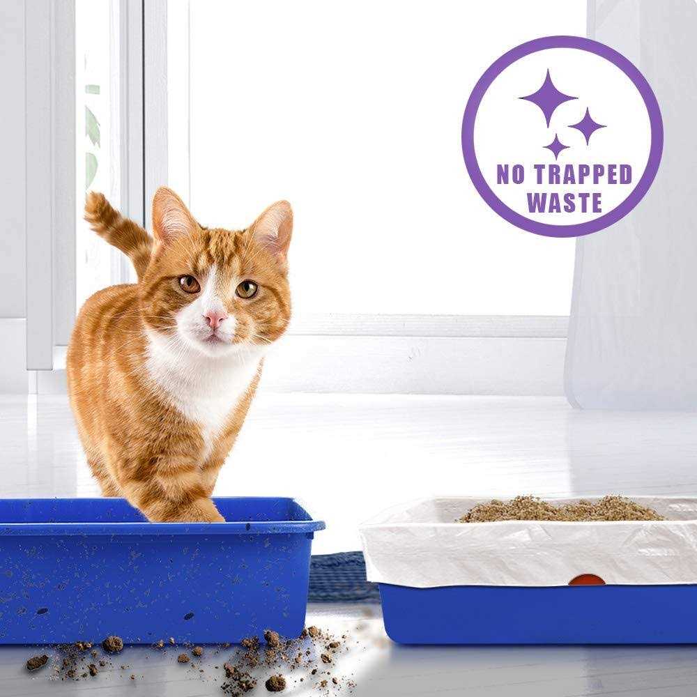 Alfapet cat Litter Box Liners Extra Heavy Duty 2 mil Thick Plastic - Healthber
